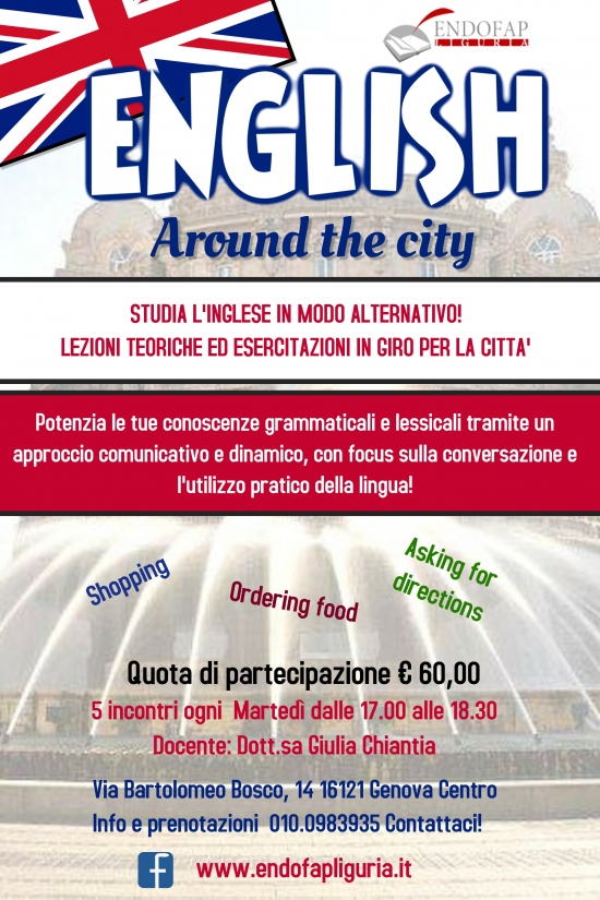 ENGLISH AROUND THE CITY: IMPARA E METTI IN PRATICA IL TUO INGLESE!
