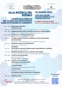 POSTI ESAURITI_6/06/2025_Alla ricerca del futuro. I centri multiservizi per la non autosufficienza come istituzione di comunità.